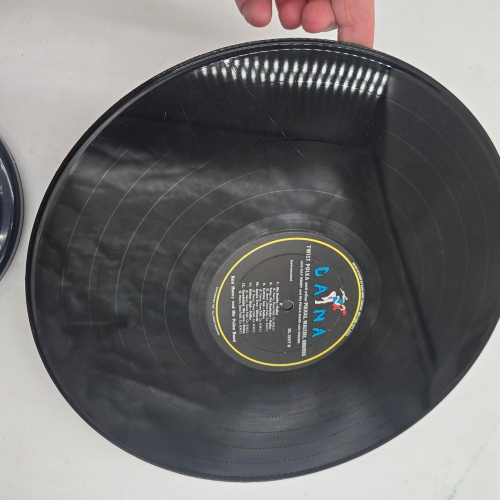 Vintage Polka Vinyl Record Lot Ray Henry Twist Polka John Yankowsky Crown Dana - Picture 3 of 7